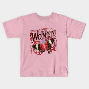 The best women butterfly Kids T-Shirt